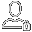 ¼